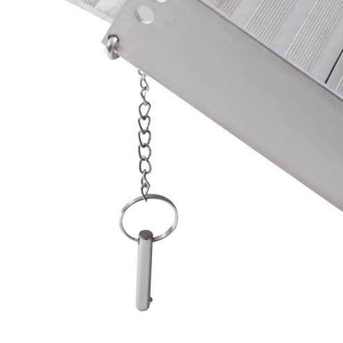 HOMCOM  Folding Aluminum Wheelchair Ramp Scooter Portable Mobility Assist Suitcase Access Aid Disabled