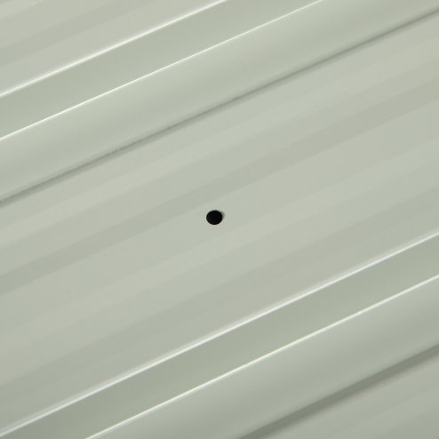 Outsunny Corrugated Roofing Sheets, Pack of 12, Galvanised Metal Roofing Sheets for Greenhouse, Garage, Storage Shed, Carport, 129 x 45cm, Dark Grey