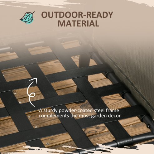 Outsunny 4 Piece Metal Garden Furniture Set with Tempered Glass Coffee Table, Texteline Pocket, Outdoor Set Loveseat Single Armchairs with Padded Cushions, Light Grey