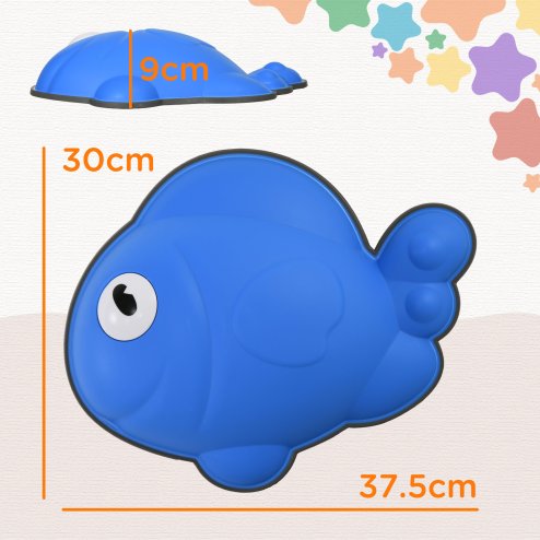 AIYAPLAY Stepping Stones Kids, 6 Pcs Goldfish Shaped Balance Stepping Stones for Sensory with Non-slip Edge, Outdoor Indoor Obstacle Course Stackable Balance Blocks, River Stones