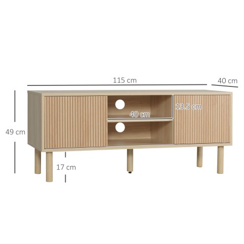 HOMCOM TV Stand Cabinet, TV Unit for TVs up to 50