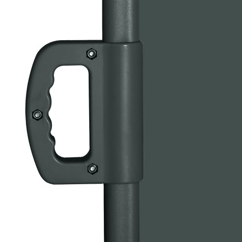 Outsunny Retractable Sun Side Awning Screen Fence Patio Garden Wall Balcony Screening Panel Outdoor Blind Privacy Divider (3x2M, Grey)