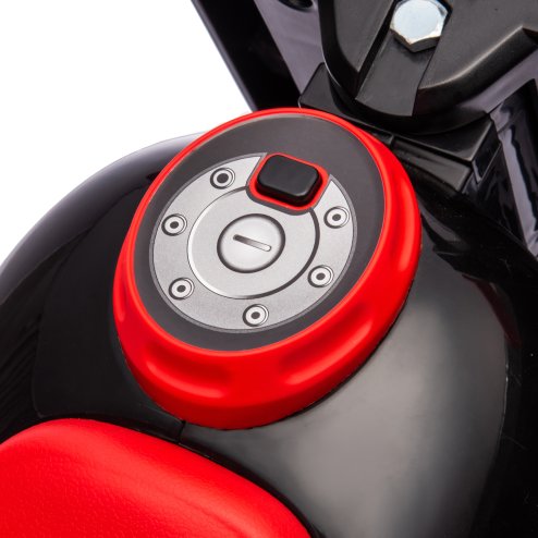 AIYAPLAY Kids Ride On Car, Foot To Floor Sliding Baby Car, Push Along Car with Music, Bubble, for Toddler from 2 to 5 Years Old - Black