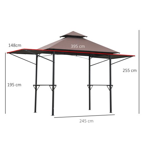 Outsunny 2.4 x 1.5 m (8