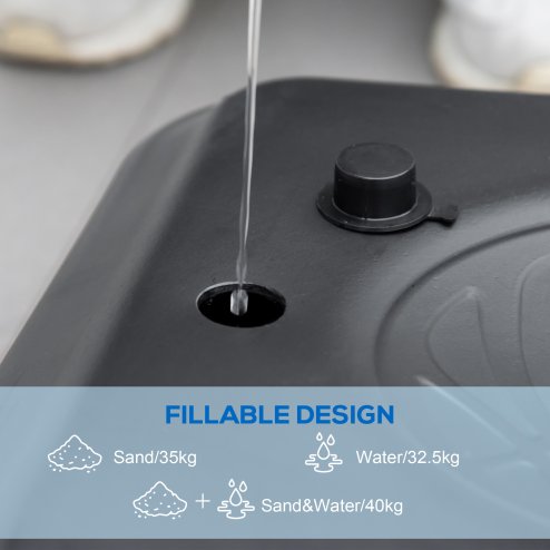 SPORTNOW Height Adjustable Basketball Hoop and Stand, Freestanding Basketball Stand, Net, System with Wheels, Enlarged Base, P Backboard for teenager, 1.82-2.13(m) - Black