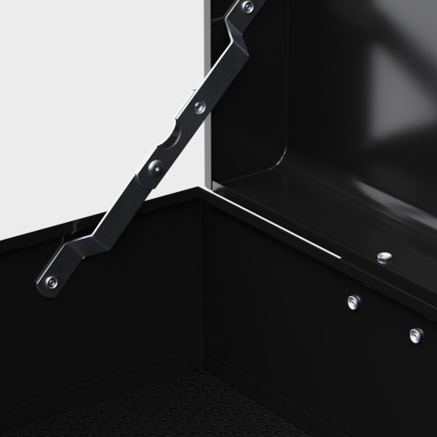 HOMCOM 6 Drawer Tool Chest, Lockable Metal Tool Box with Top Case, Ball Bearing Runners, Portable Toolbox, 600mm x 260mm x 340mm, Red