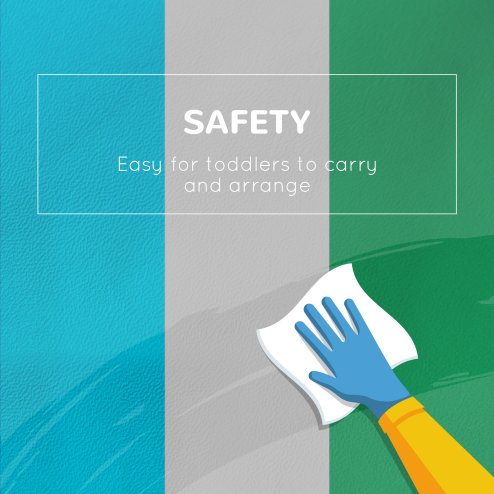 HOMCOM 5 Piece Soft Play, Climb and Crawl Activity Play Set for Baby Toddler, Soft Foam Blocks Indoor Play Equipment Learning Toys Blue