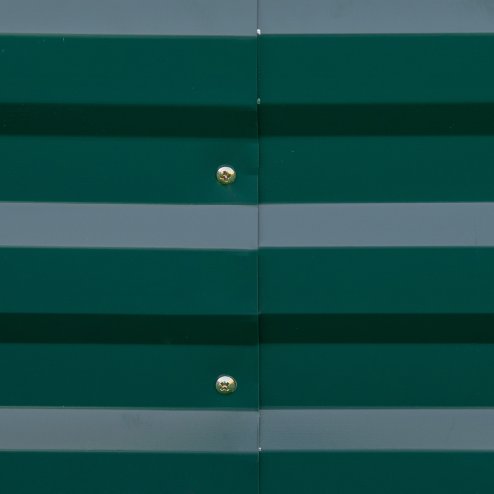 Outsunny 120 x 80cm/241L x 90.5cm Galvanised Raised Garden Bed, Metal Elevated Planter Box with Open Bottom, Outdoor Flower Pot for Growing Flowers, Herbs, Green