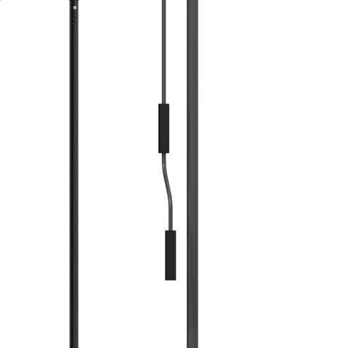 Outsunny 2 x 1.2m Free Standing Retractable Awning, Non-Screw Patio Sun Shade Shelter with Support Pole Stand and UV Resistant Fabric, for Window, Door, Porch, Deck, Dark Grey