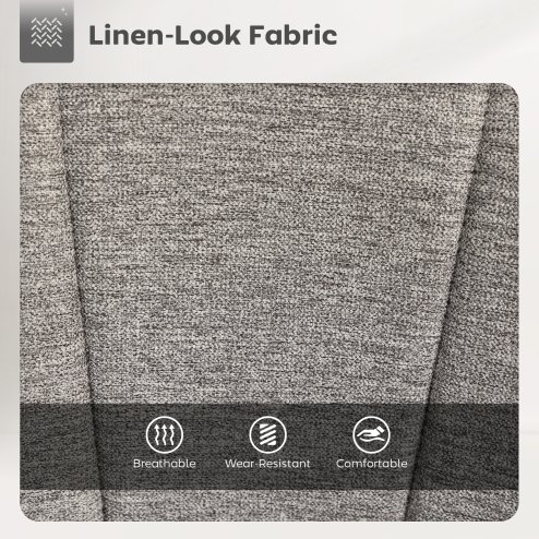 HOMCOM Bar Stools Set of 2, Swivel Barstools, Height Adjustable Breakfast Bar Chairs with Backrest and Footrest for Kitchen Island Counter, Dining Room, Grey