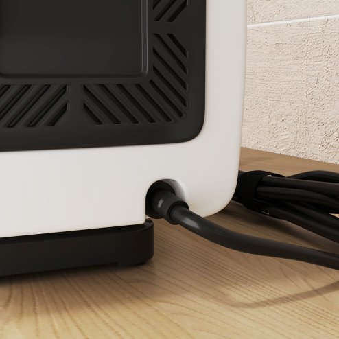 PawHut Dog Hair Dryer with One-Click Auto Adjustable Airflow and Temperature, 2200W Pet Grooming Hair Dryer with 3 Nozzles, Digital Screen, Pet Air Blower Blaster Dryer for Dogs Cats, White