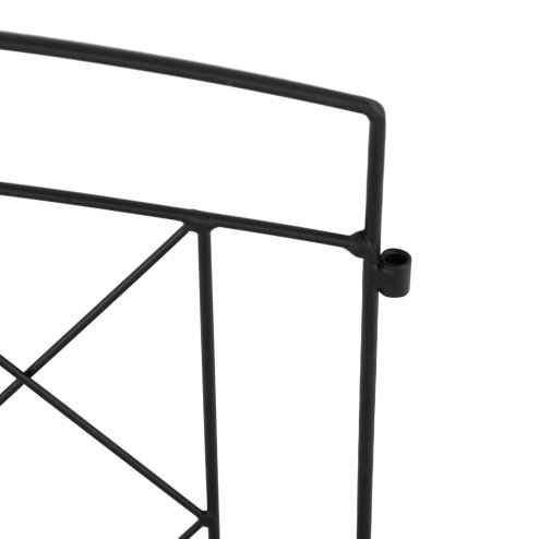 Outsunny Decoration Garden Fence, 24in x 12ft Outdoor Picket Fence Panels, 6PCs Rustproof Metal Wire Landscape Flower Bed Border Edging Animal Barrier, Black