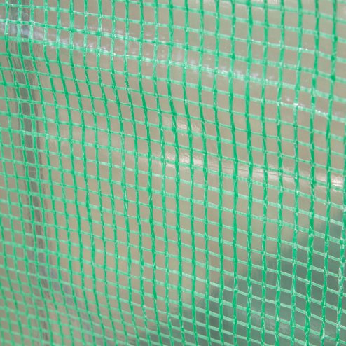 Outsunny Walk-in Greenhouse, Tomato Greenhouse with Double Doors & 4 Windows, Garden Plant Growth Green House with PE Cover, Steel Frame, Green, 3 x 1 x 2 m