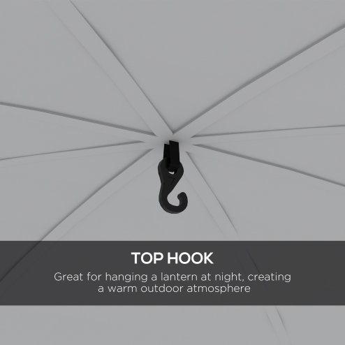 Outsunny 3.5 x 3.5M 6-8 Person Camping Gazebo, Outdoor Event Shelter Dome Tent Garden Sun Shelter Patio Spire Arc Pavilion Camp Sun Shade, Green