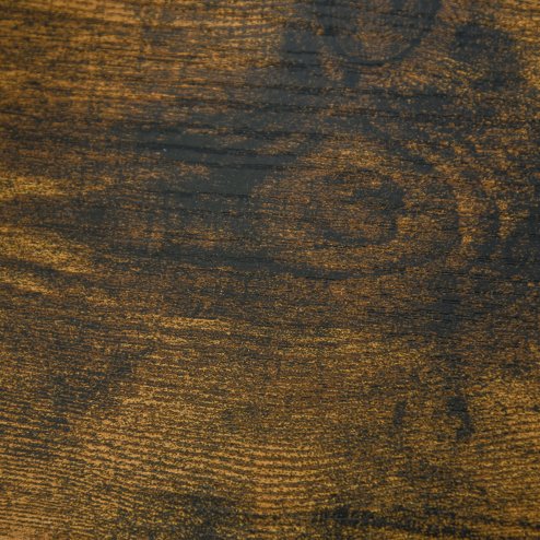 HOMCOM Industrial Side Table with Drawer, Sofa Table, Bedside Cabinet with Storage Shelf, Slim Nightstand for Living Room, Bedroom