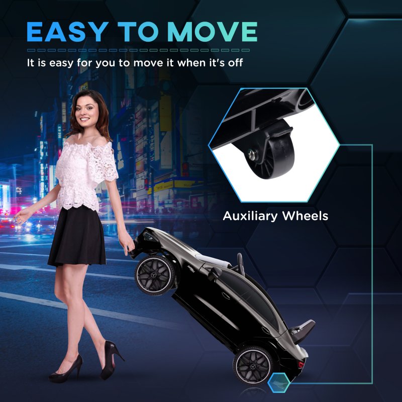 AIYAPLAY Mercedes Benz Licensed 12V Electric Car for Kids, Kids