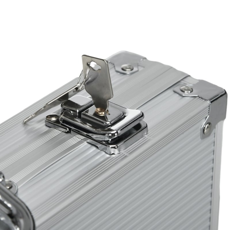 SPORTNOW 300-Piece Poker Chips Set with Aluminium Case, Holdem Poker Set with Mat, 11.5g Numbered Poker Chips, Two Decks of Cards, Dealer, Five Dices