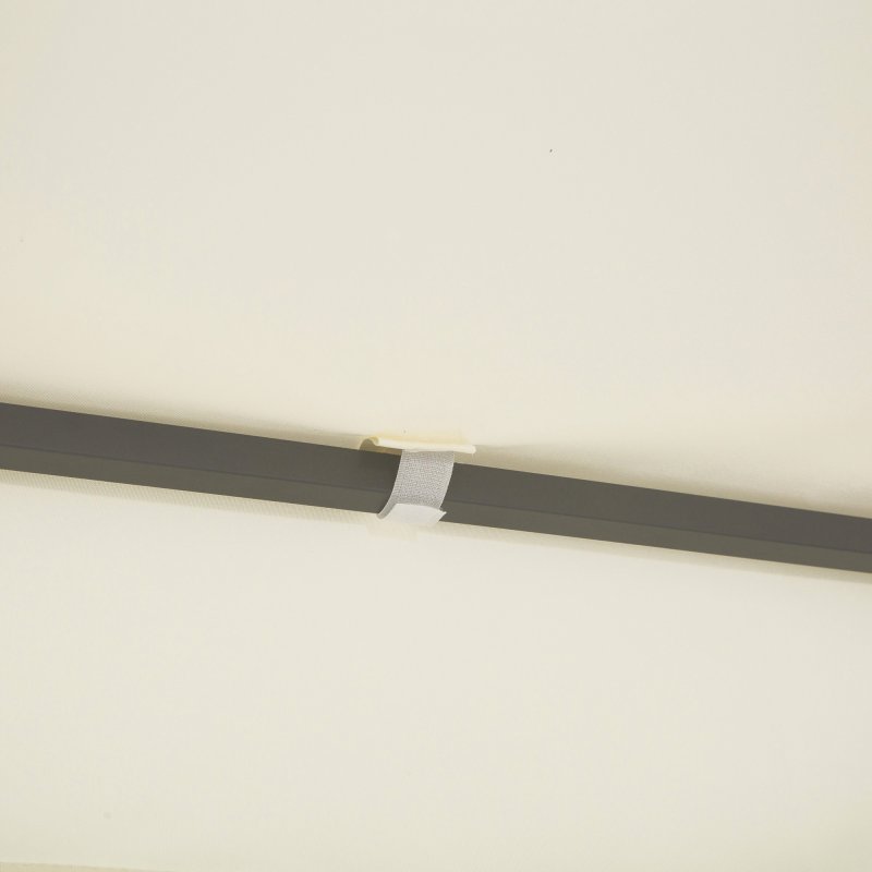 Outsunny 3x4m Gazebo Replacement Roof Canopy 2 Tier Top UV Cover Garden Patio Outdoor Sun Awning Shelters Cream (TOP COVER ONLY)