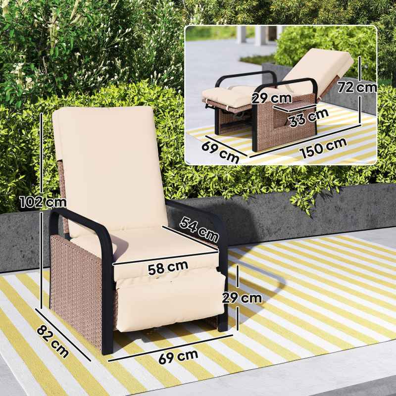 Outsunny Garden Bench Cushion 2 Seater Loveseat Seat Pad for Patio Swing Furniture for Indoor & Outdoor Use, 120 x 50 x 8 cm, Grey