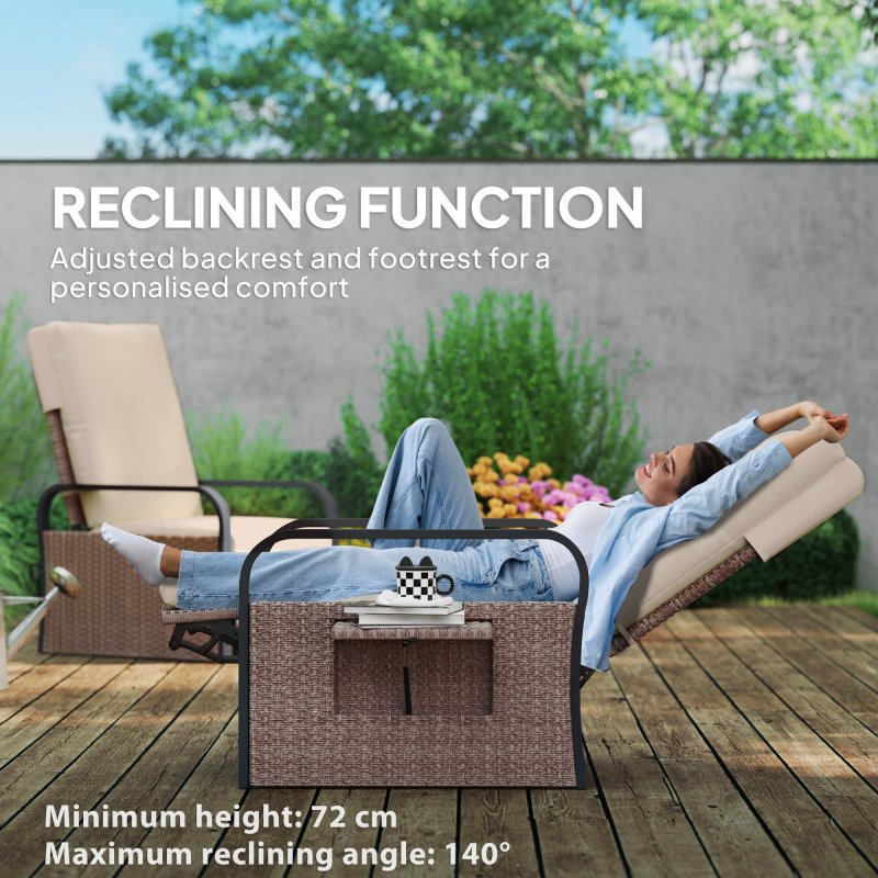 Outsunny Garden Bench Cushion 2 Seater Loveseat Seat Pad for Patio Swing Furniture for Indoor & Outdoor Use, 120 x 50 x 8 cm, Grey