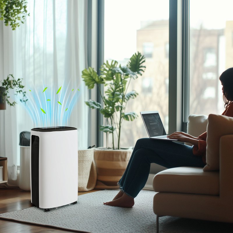 HOMCOM 16L/Day Dehumidifier with 3.7L Water Tank, 24H Timer On/Off, Digital Humidity Display, Dehumidifier for Home Damp, Bedroom, Condensation, Mould, Laundry Drying, White