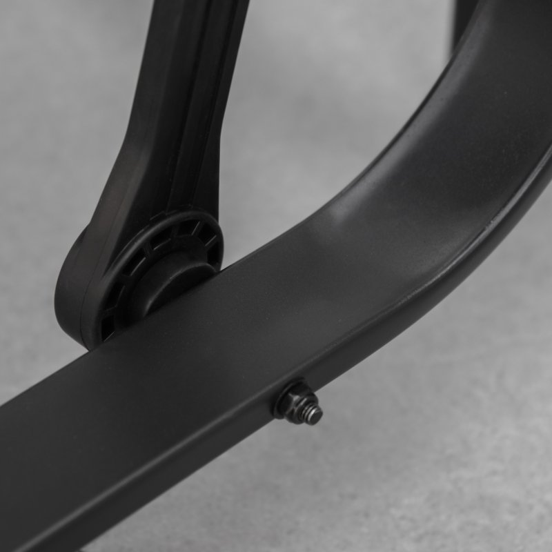 Outsunny Outdoor Gliding Rocking Chair with Sturdy Metal Frame Garden Comfortable Swing Chair for Patio, Garden and Poolside, Black