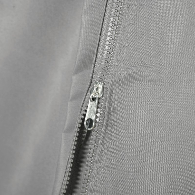 Outsunny 4 Pack Replacement Gazebo Curtains Privacy Panel for Most 3 x 4m Gazebo Canopy Pavillion Outdoor Shelter Sidewalls Accessories Light Grey