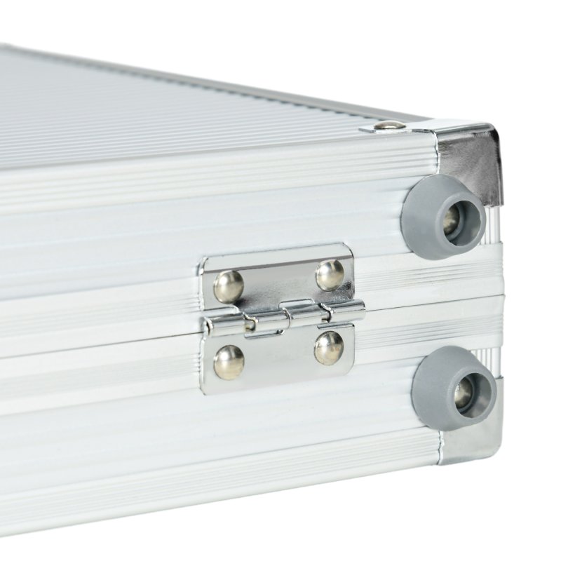 SPORTNOW 500-Piece Poker Chips Set with Aluminium Case, Holdem Poker Set with Mat, 11.5g Numbered Poker Chips, Two Decks of Cards, Dealer, Five Dices