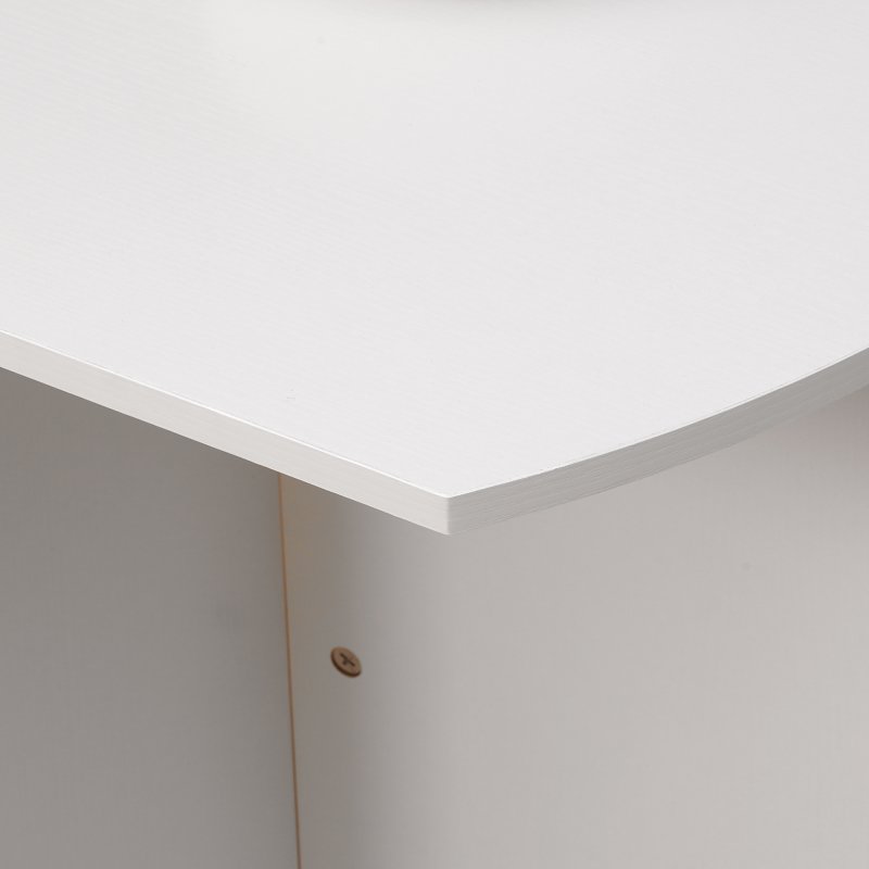 HOMCOM Foldable Dining Table, Modern Drop Leaf Table for Kitchen, Dining Room and Living Room