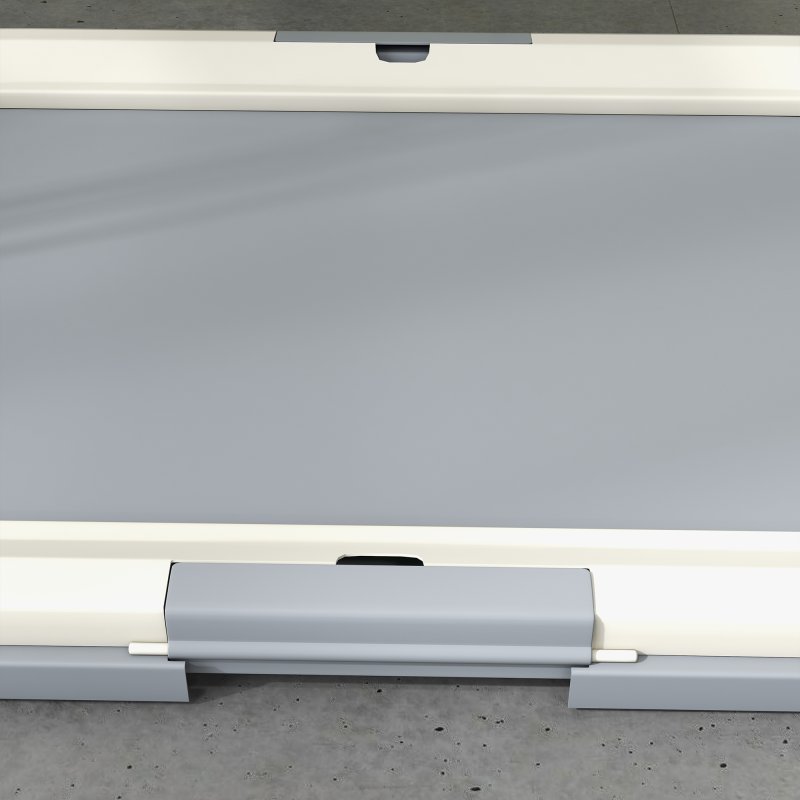 PawHut Dog Toilet Tray, Dog Litter Pee Pad Tray for Training Dogs, Dog Potty Tray Puppy Tray Pad Holder for Indoor, Balcony, Outdoor, 63 x 49 x 6cm