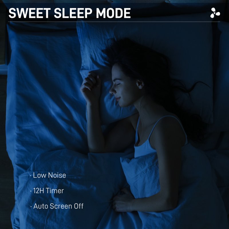 HOMCOM Quiet Pedestal Fan, 17.5 Inch Standing Fan with 28 Speeds, 3 Modes, 75 Degree Oscillation, 12-Hour Timer, Adjustable Height, Mosquito Repellent Function for Bedroom, Home Office, Black