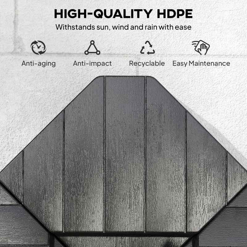 Outsunny Umbrella Weights for Cantilever Parasols, Set of 4 Heavy Duty Parasol Base Stand Weights, 80kg Sand or 60kg Water Filled, Black