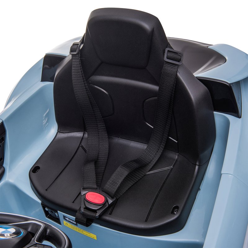 HOMCOM BMW I8 Coupe Licensed 6V Electric Car for Kids with Parent Remote Control, Kids' Electric Ride-on with Suspension Wheels, MP3, Music, Horn, LED Lights, for 3-8 Years Old, Blue