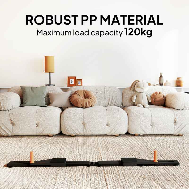 SPORTNOW Push Up Board Set of 2, Portable Press Up Board with Dual Glide Rails, Knee Pad, Pushup Stand Pilates Reformer Machine for Home Gym, Multifunctional Workout Equipment for Men & Women