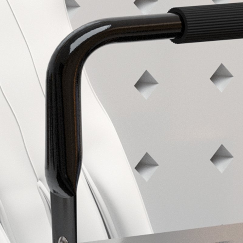 DURHAND Metal Tool Box 3 Tier 5 Tray Professional Portable Storage Cabinet Workshop Cantilever Toolbox with Carry Handle, 45cmx20cmx34.5cm, Black