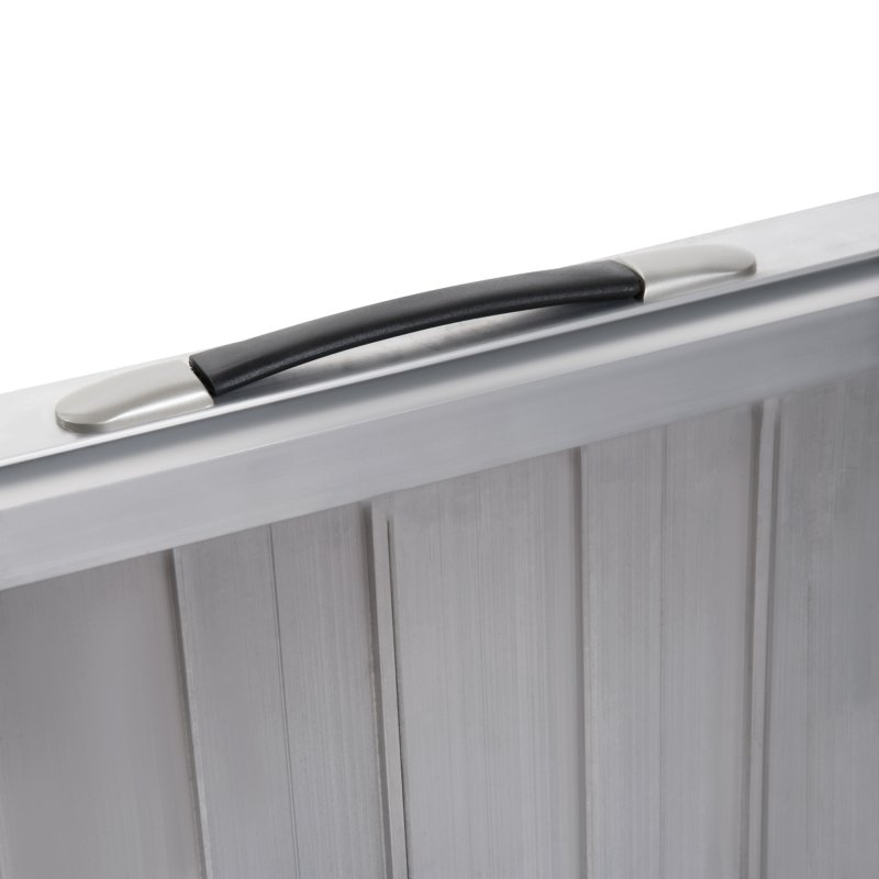 HOMCOM  Folding Aluminum Wheelchair Ramp Scooter Portable Mobility Assist Suitcase Access Aid Disabled