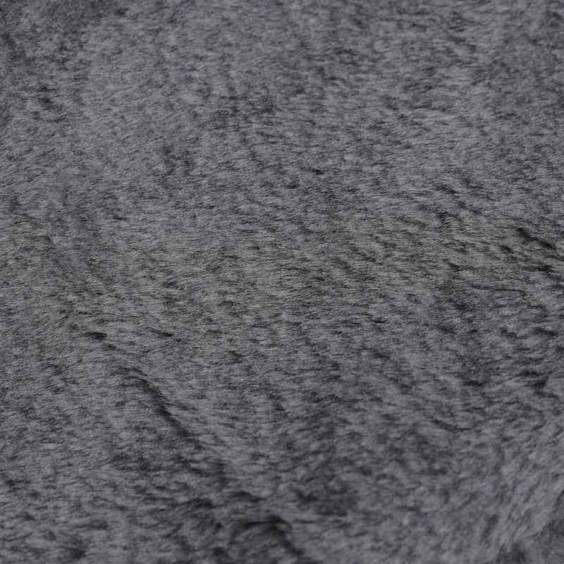 PawHut Dog Steps for Sofa, 4 Steps Dog Stairs, Pet Stairs, with Washable Plush Cover, for Small Breeds, Cats - Dark Grey