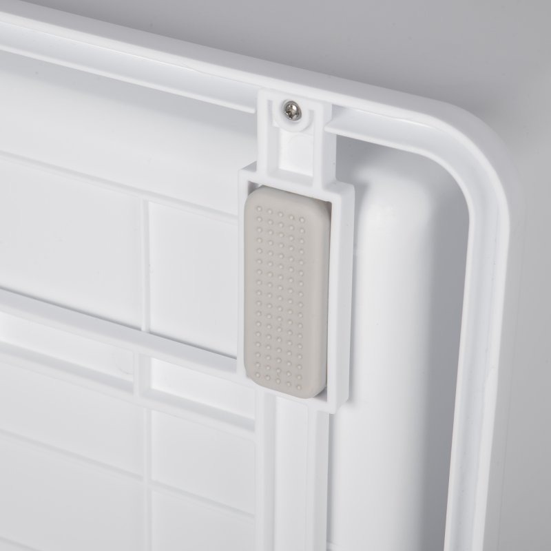 PawHut Cat Litter Tray with Hood Enclosed Cat Litter Box Pet Toilet w/ Lid, Scoop, Front Entry, 47.5 x 35.5 x 36.7cm - Grey