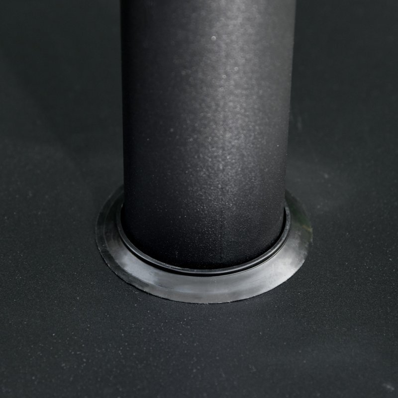 Outsunny 11kg Square Parasol Base, Concrete Umbrella Base, Cement Weight Stand Holder for Outdoor, Patio, Garden, Black
