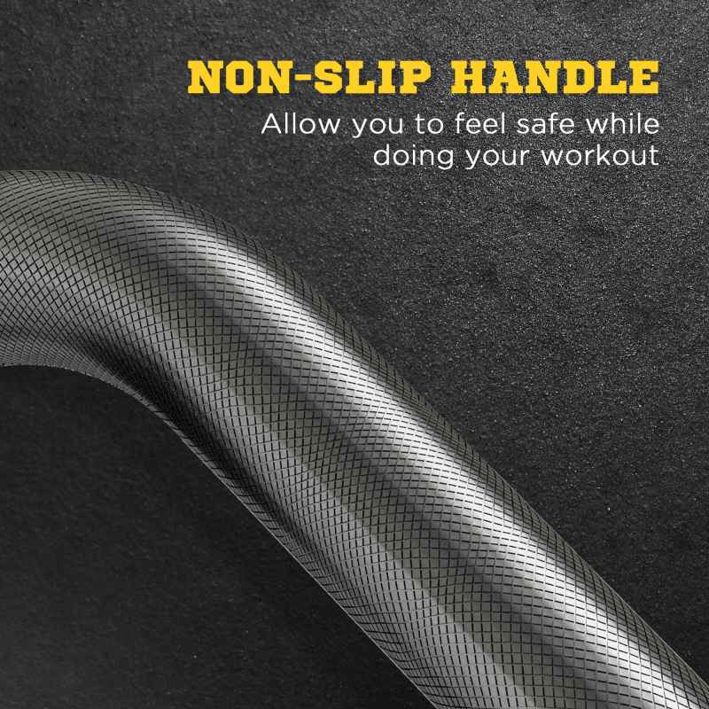 SPORTNOW 25kg Barbell Weights Set, Adjustable Gym Weights up to 80kg with 4ft Curl Bar and Non-slip Handle for Home Gym, Exercise, Weight Strength Training