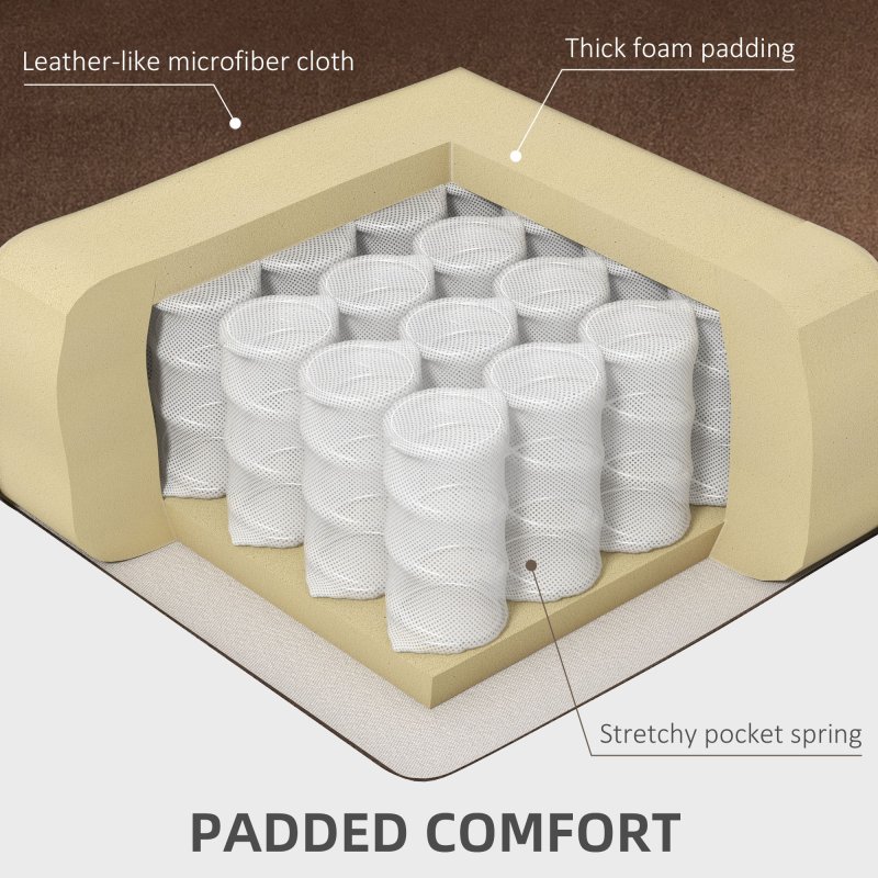 HOMCOM Velvet Riser and Recliner Chair for the Elderly, Quick Assembly, Fabric Overstuffed Lift Chair with Vibration Massage and Heat, Remote Control, Side Pockets, Dark Brown