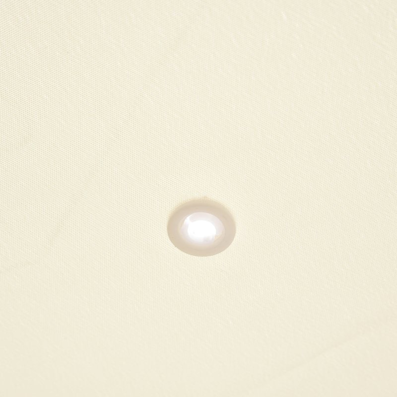 Outsunny 3 x 3 Meters Canopy Metal Wall Gazebo Awning Garden Marquee Shelter Door Porch, Cream White