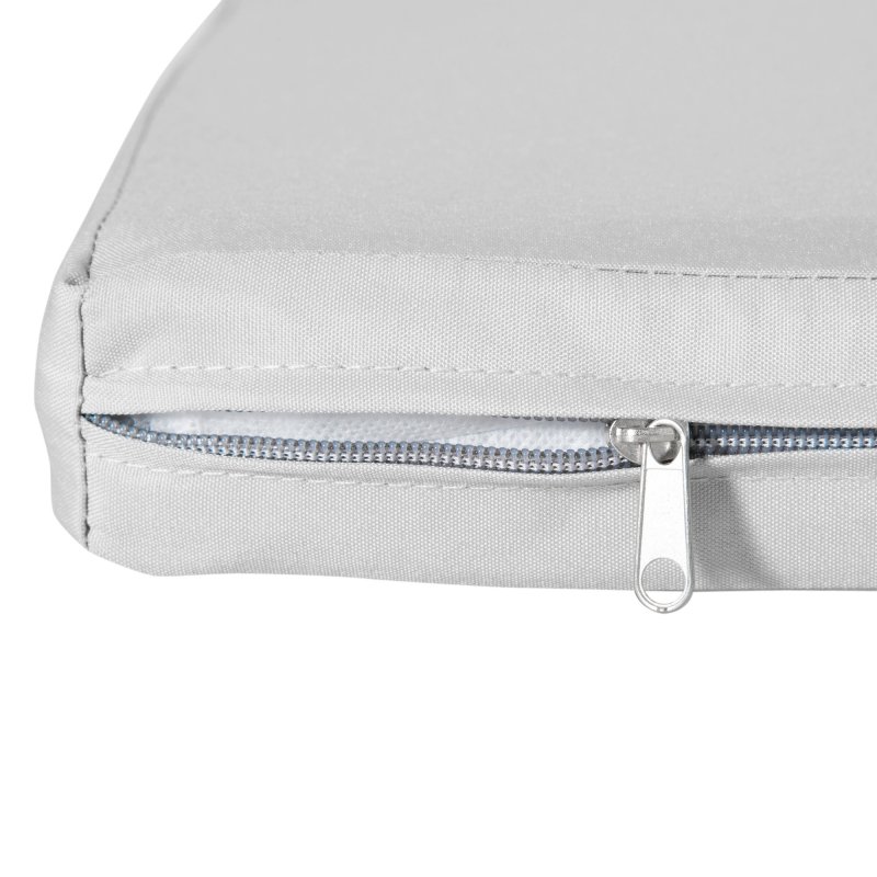 Outsunny Outdoor Seat Cushion Pads for Rattan Furniture, 3 PCs Garden Furniture Cushions, Grey