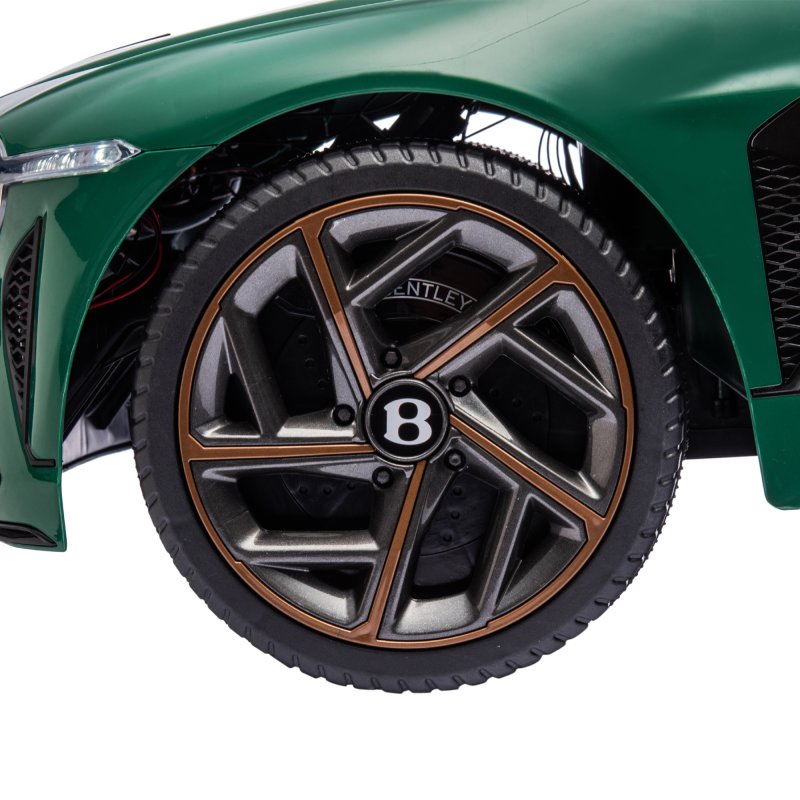 HOMCOM Bentley Bacalar Licensed, 12V Kids' Electric Ride-On with Remote Control, Battery Powered Electric Car for Kids with Suspension Wheels, Horn, Lights, for Ages 3-5 Years - Green