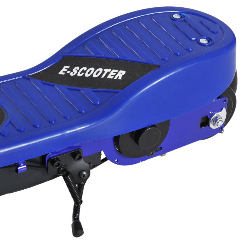 HOMCOM Electric Scooter for Kids, 120W Foldable E Scooter for Age 7-14 with Adjustable Height, Rear Brakes, Up to 12 KM/H, Maximum Range 10 KM, Blue