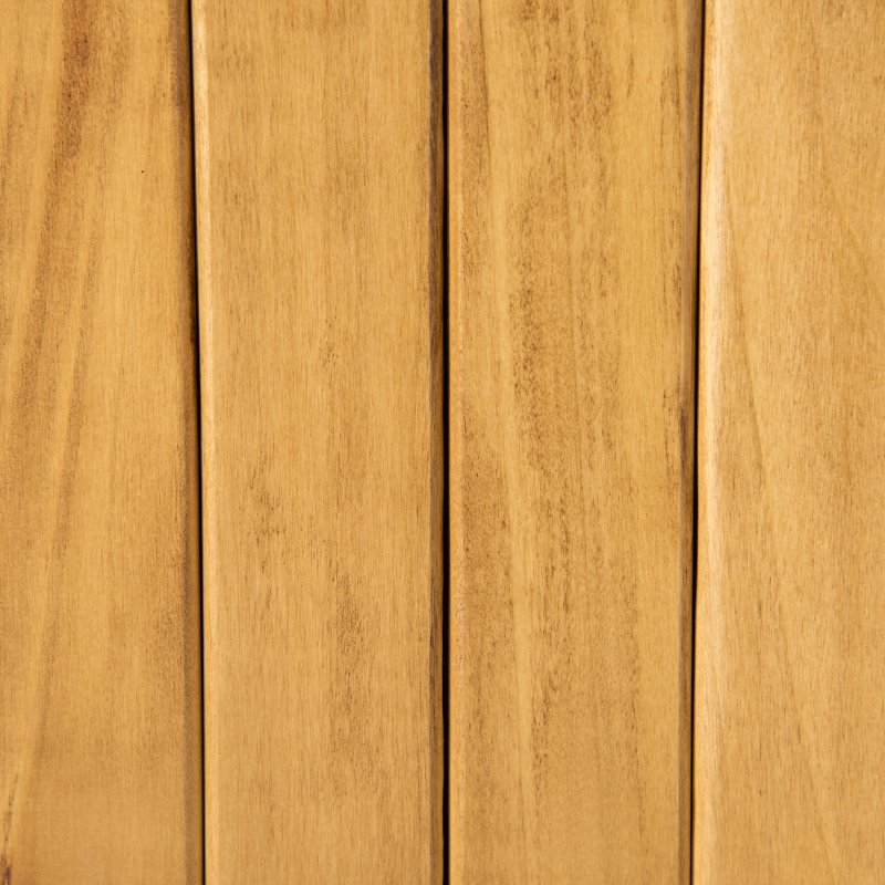 Outsunny 2 Seater Garden Storage Bench, 164L Outdoor Storage Box with Backrest Flower Pattern, Wooden Garden Bench with Armrests, 125 x 68.5 x 97cm, Natural