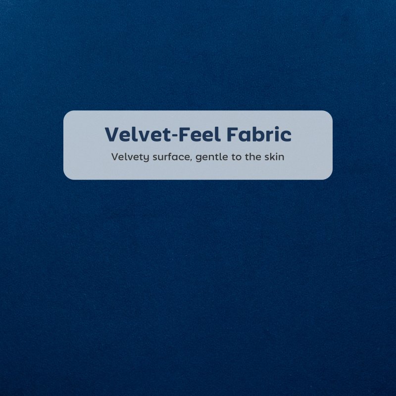 HOMCOM Bar Stools Set of 2, Modern Velvet-Feel Barstools with Petal Backrest and Footrest, Upholstered Breakfast Bar Chairs with Metal Legs for Kitchen Island Counter, Dining Room, Dark Blue