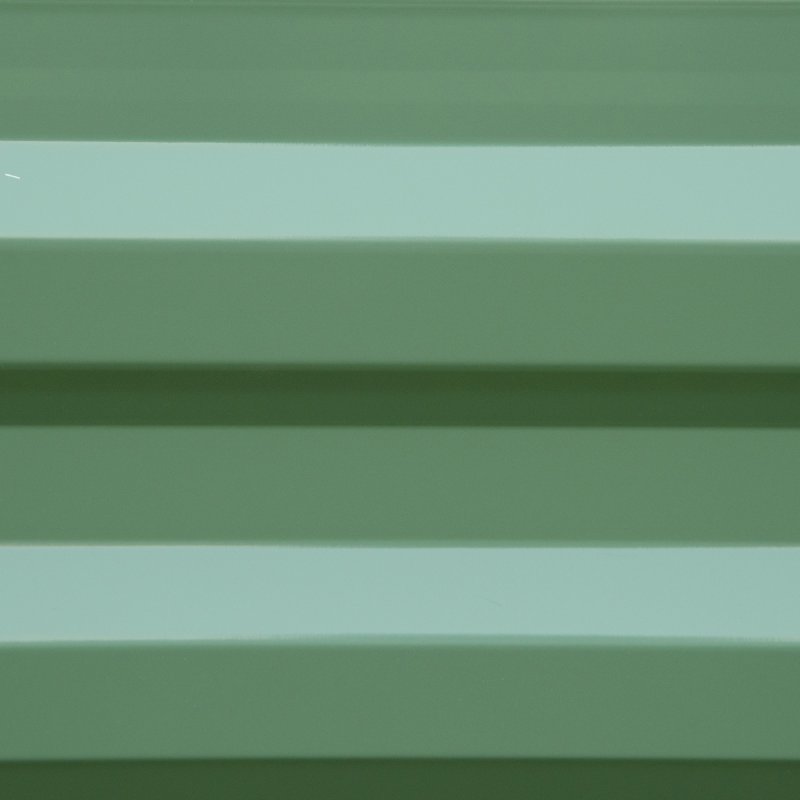 Outsunny Set of 2 291L Raised Garden Bed, Elevated Planter Box with Galvanised Steel Frame for Growing Flowers, Herbs, 100 x 100 x 30 cm, Green