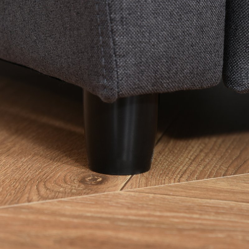 HOMCOM Kids Armchair Children Recliner Sofa Lounger Chair with Footrest for Playroom Bedroom Living Room, Grey