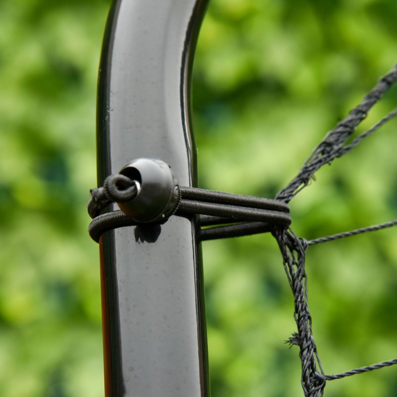 HOMCOM Foldable Football Rebounder Net, Large Football Goal Training Aid Soccer Kickback Target Zone Goal Play Adjustable Angles for  Kids & Adult Black